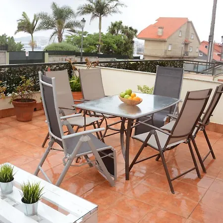 Apartamento En Con Piscina A 50 Metros De La Playa Sanxenxo